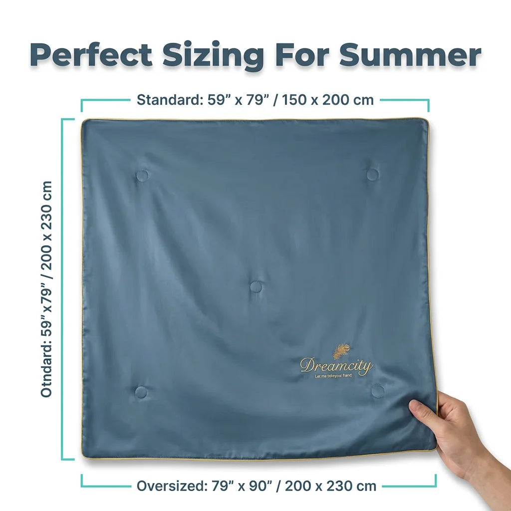 Ice Silk Sleep Blanket - Stay cool and dry with moisture-wicking fibers