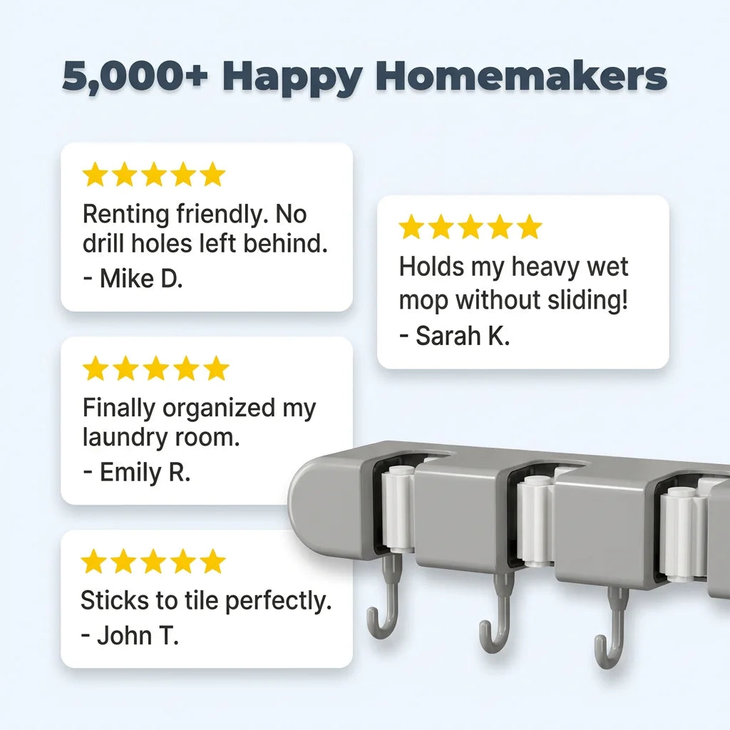 WallHold™ - Damage-free wall mount storage for small spaces