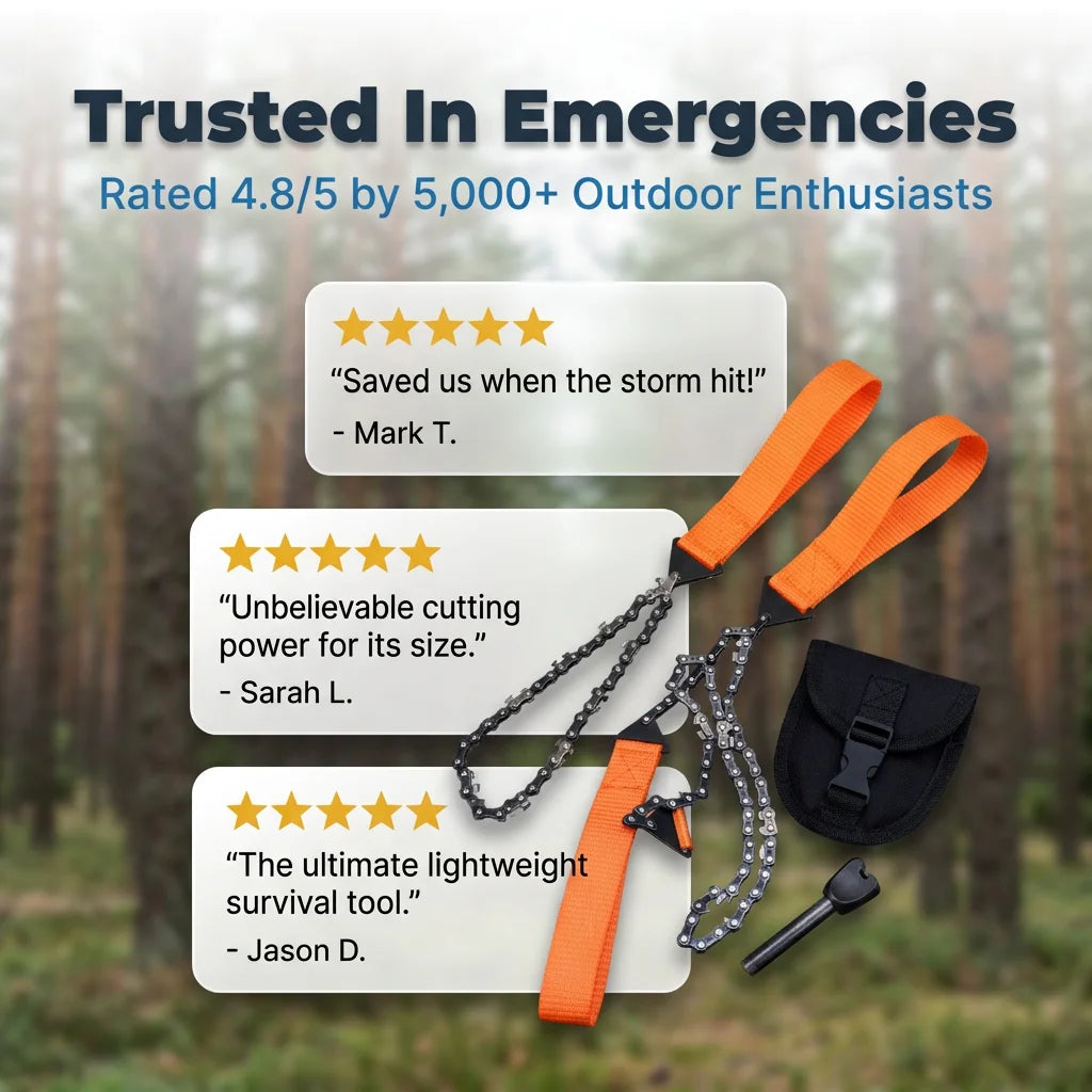 SawBlaze™ - Ultra-Portable Steel Saw for Camping and Survival