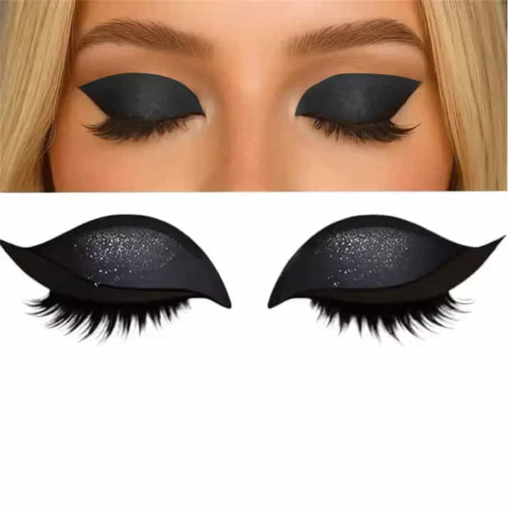 Opakovaně použitelné nálepky na oční linky - okamžitý glam look během sekund