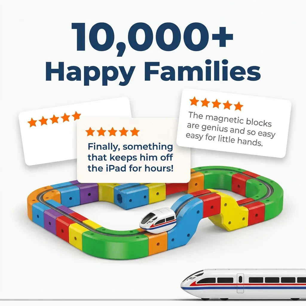 Electric Toy Train Set - Motor Skills Learning Toy