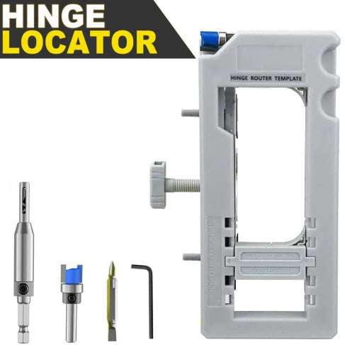 HingeGuide™ - Adjustable hinge routing template for perfect door installation