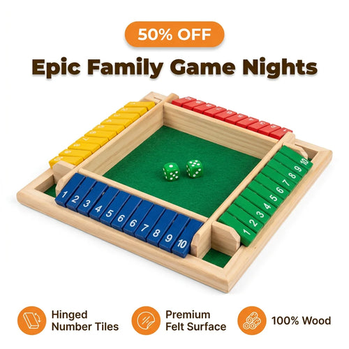 ProDice™ - Classic wooden math game for families
