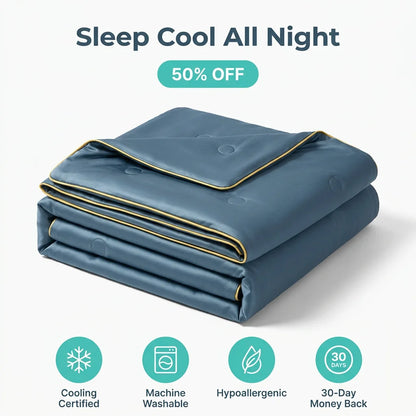 Ice Silk Sleep Blanket - Stay cool and dry with moisture-wicking fibers