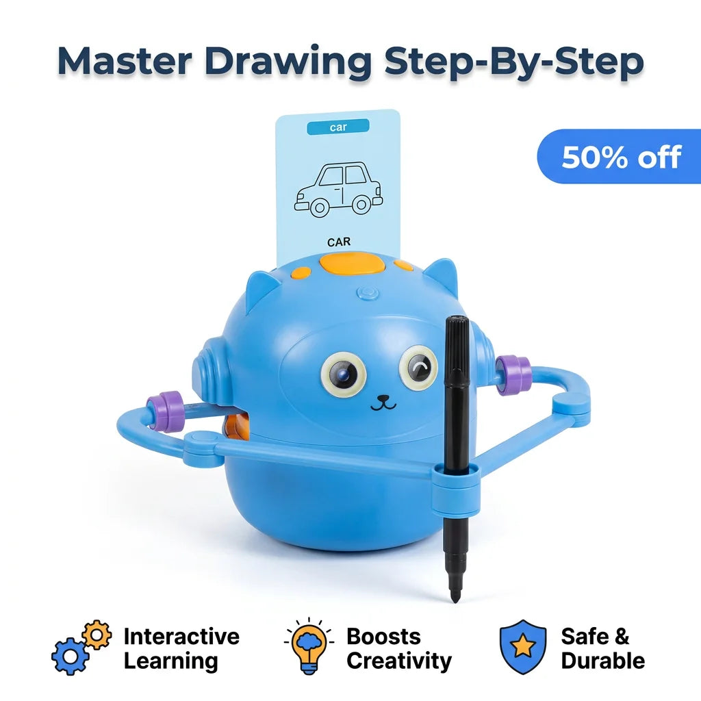 RoboDraw™ - Screen-Free Educational Tool to Develop Fine Motor Skills