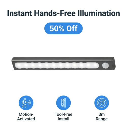 MotionShine™ - Automatic motion sensor LED lighting