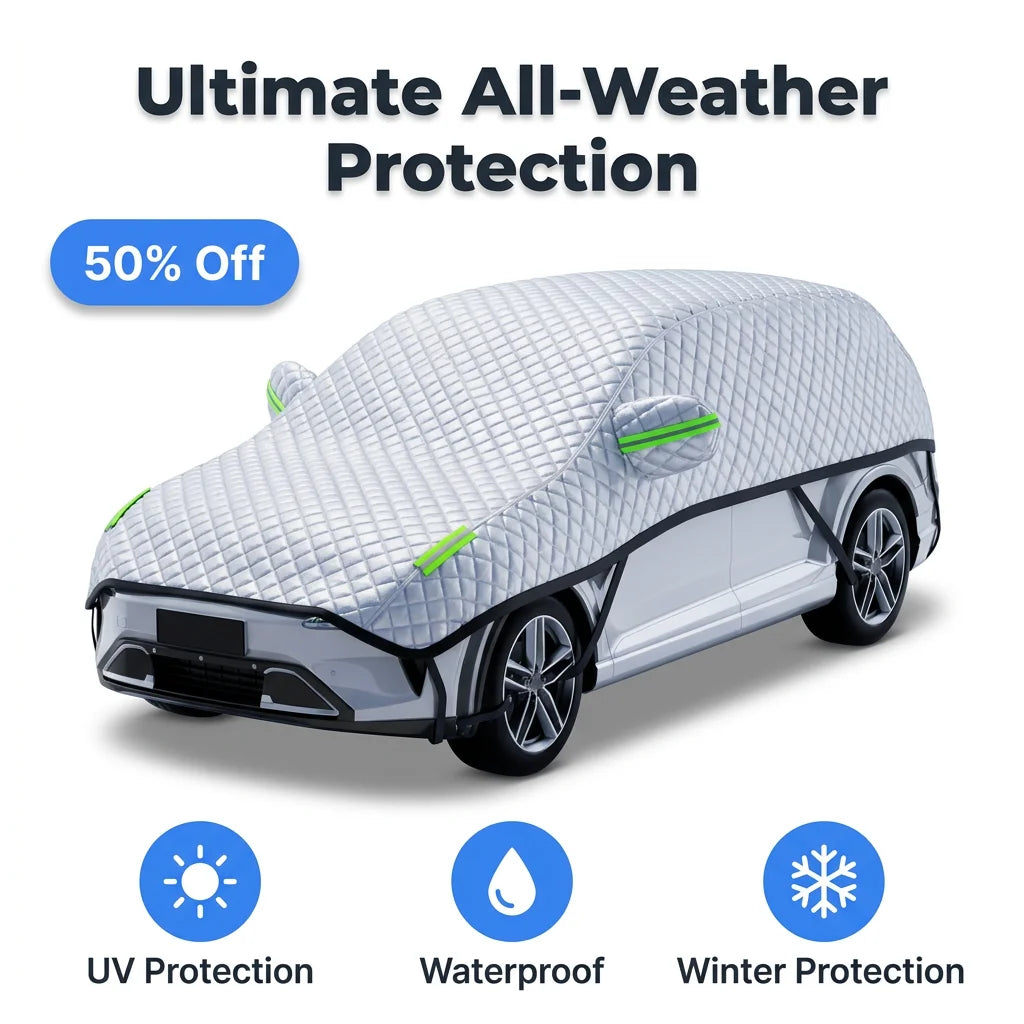 WeatherGuard™ - Waterproof and UV-resistant outdoor car cover