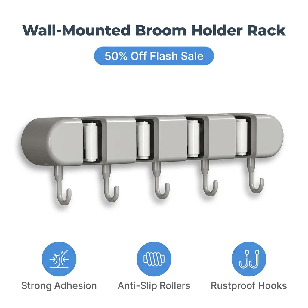 WallHold™ - Damage-free wall mount storage for small spaces
