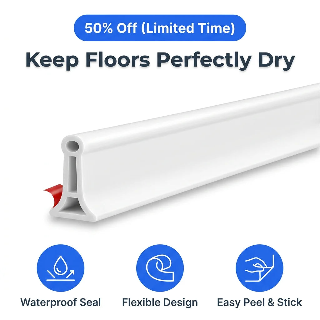 SplashShield™ - Flexible Bathroom Water Barrier