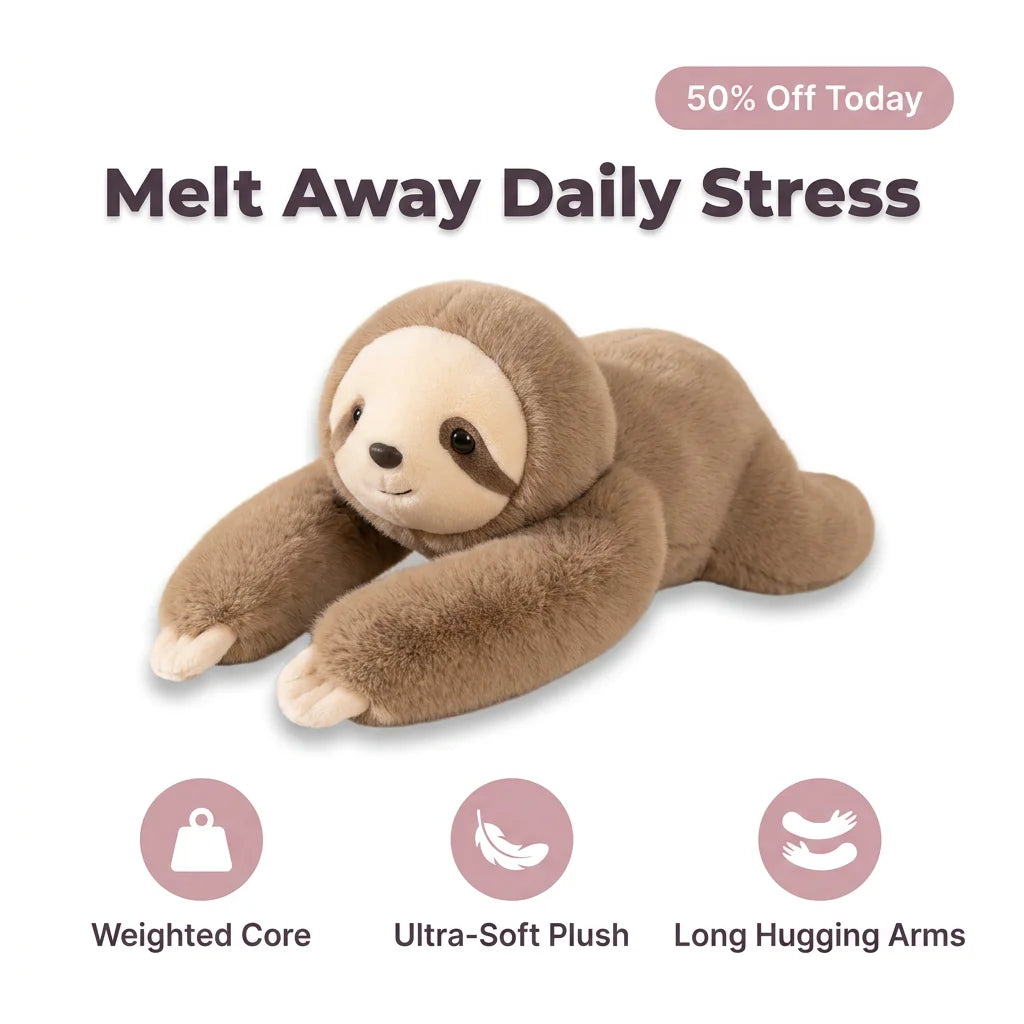 CalmHug™ - Weighted plush companion for stress relief and relaxation