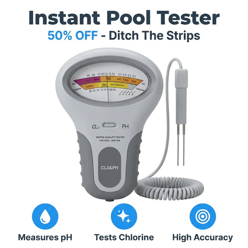AquaTest™ - Digital pH and Chlorine Water Quality Tester
