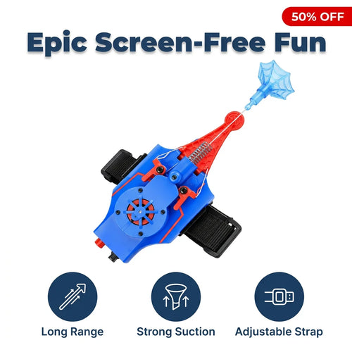 WebBlast™ - Ultimate Superhero Wrist Launcher for Active Play