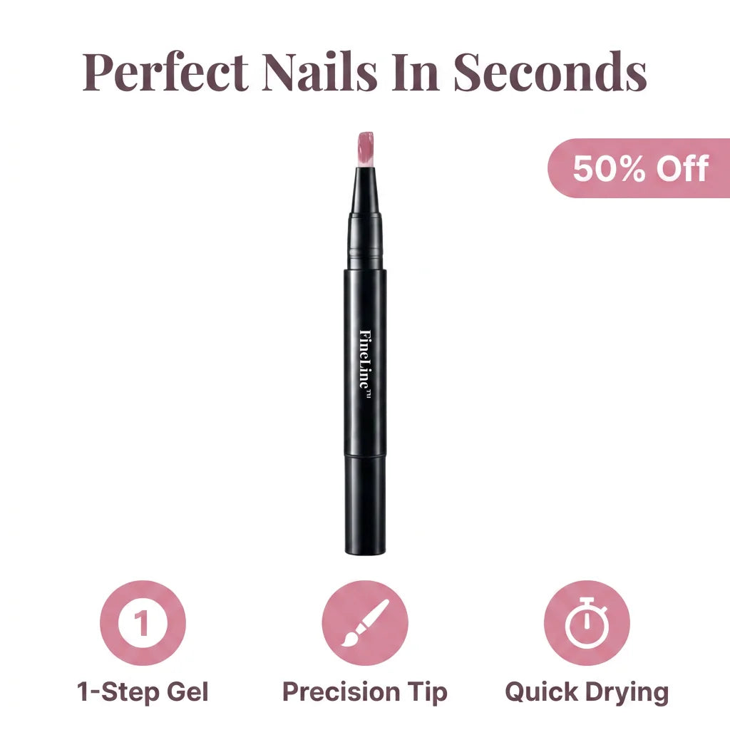 FineLine™ - Professional nail art gel pen for precise designs