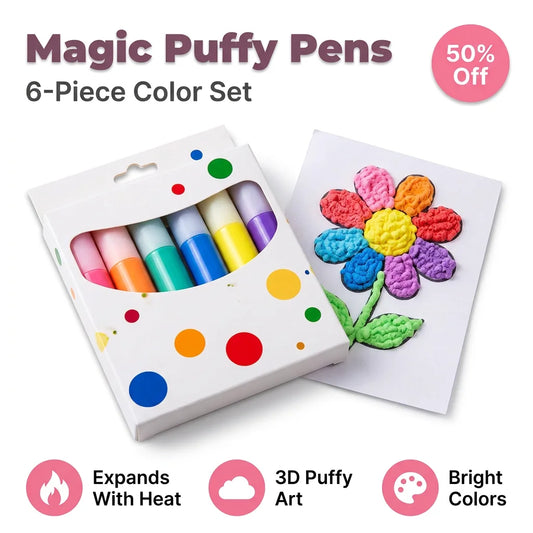 PuffInk™ - Penna per disegnare con inchiostro 3D effetto rilievo