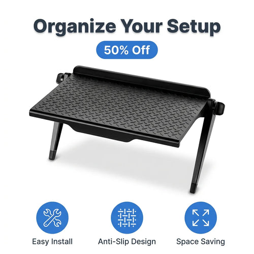 EasyRack™ - Adjustable TV and monitor shelf for extra storage