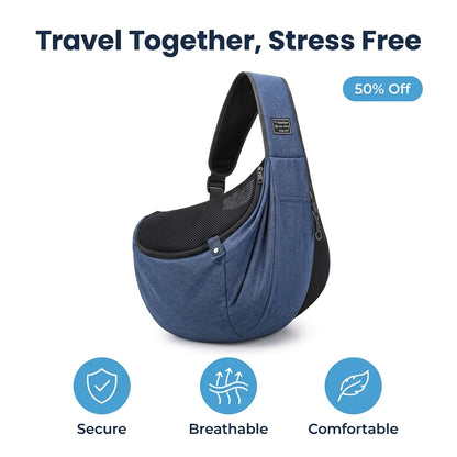 SoftSling™ - Ventilated Mesh and Padded Dog Sling Carrier