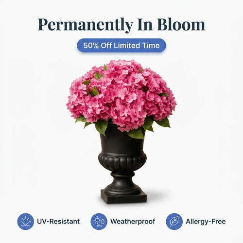 WeatherBloom™ - flori din mătase rezistente la intemperii, care nu se decolorează și nu se ofilesc niciodată