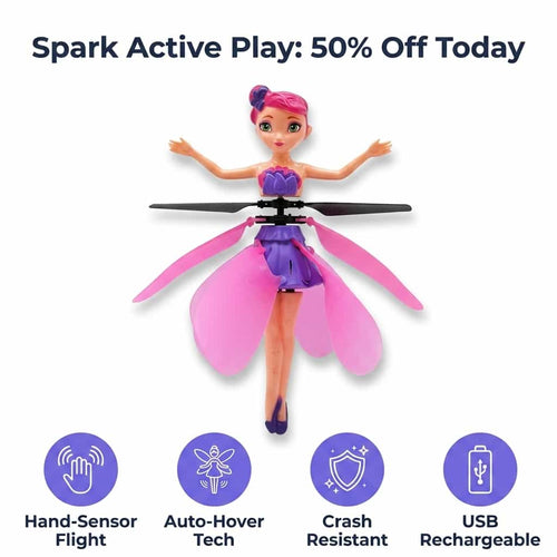 MagicFly™ - Jouet interactif de fée volante