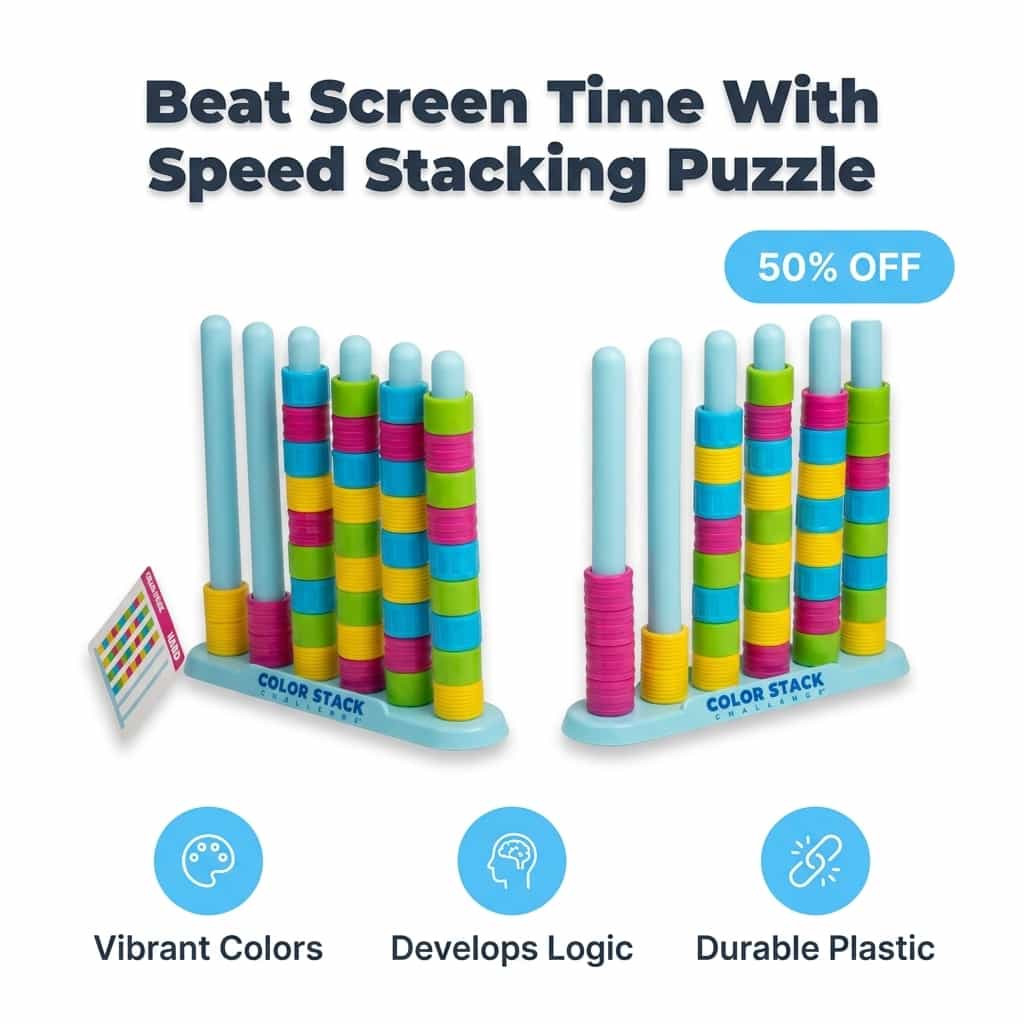 Speed Stacking puslespil - Færdighedsopbyggende udfordring