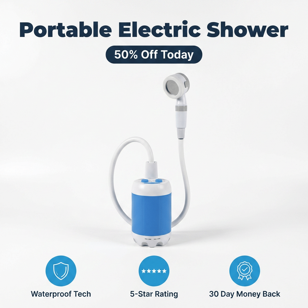 SmartShower™ - Przenośny prysznic na zewnątrz
