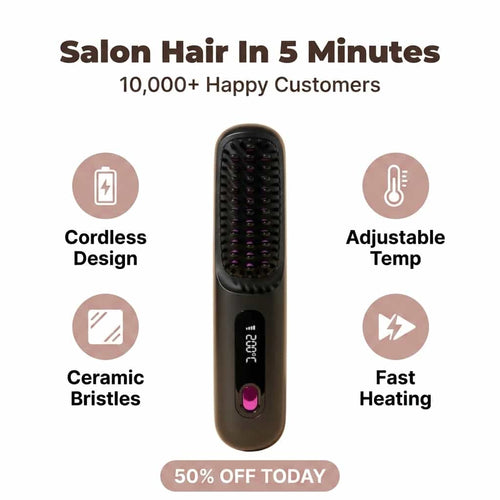FrizzGuard™ - جهاز تصفيف لاسلكي ضد التجعد