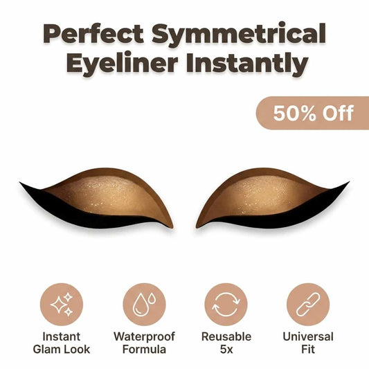 Adesivi per Eyeliner Riutilizzabili - Look Glam Istantaneo in Secondi