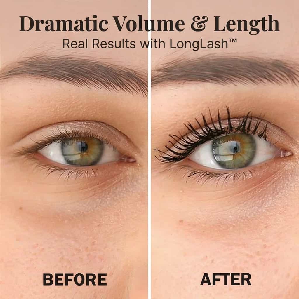 LongLash™ - Hypoallergenic 5D Mascara with Silk Fibers