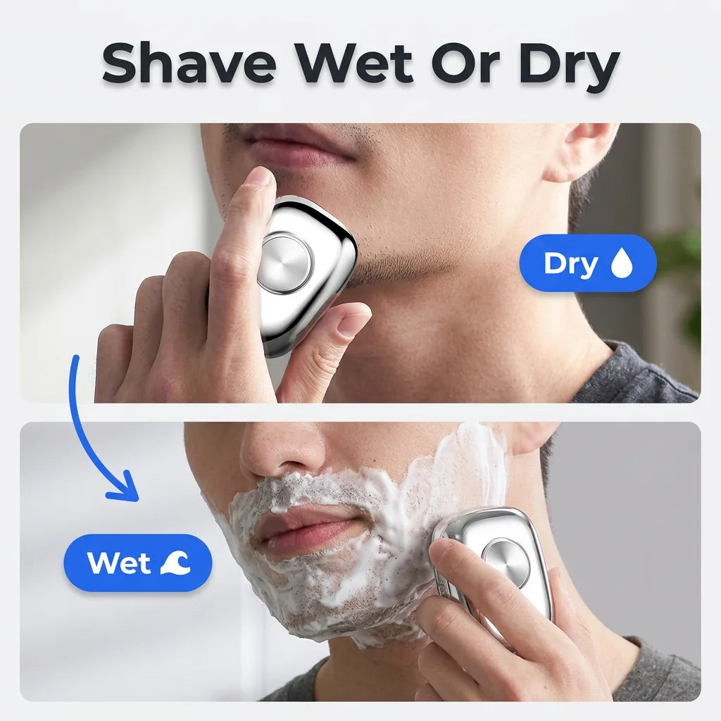 Portable Mini Electric Shaver - Compact Pocket Grooming