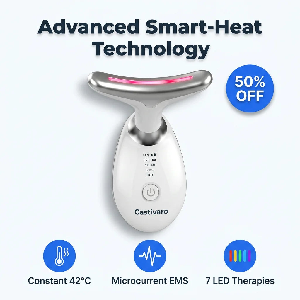 GlowMax™ - 7-Color LED Light Therapy & Facial Massage