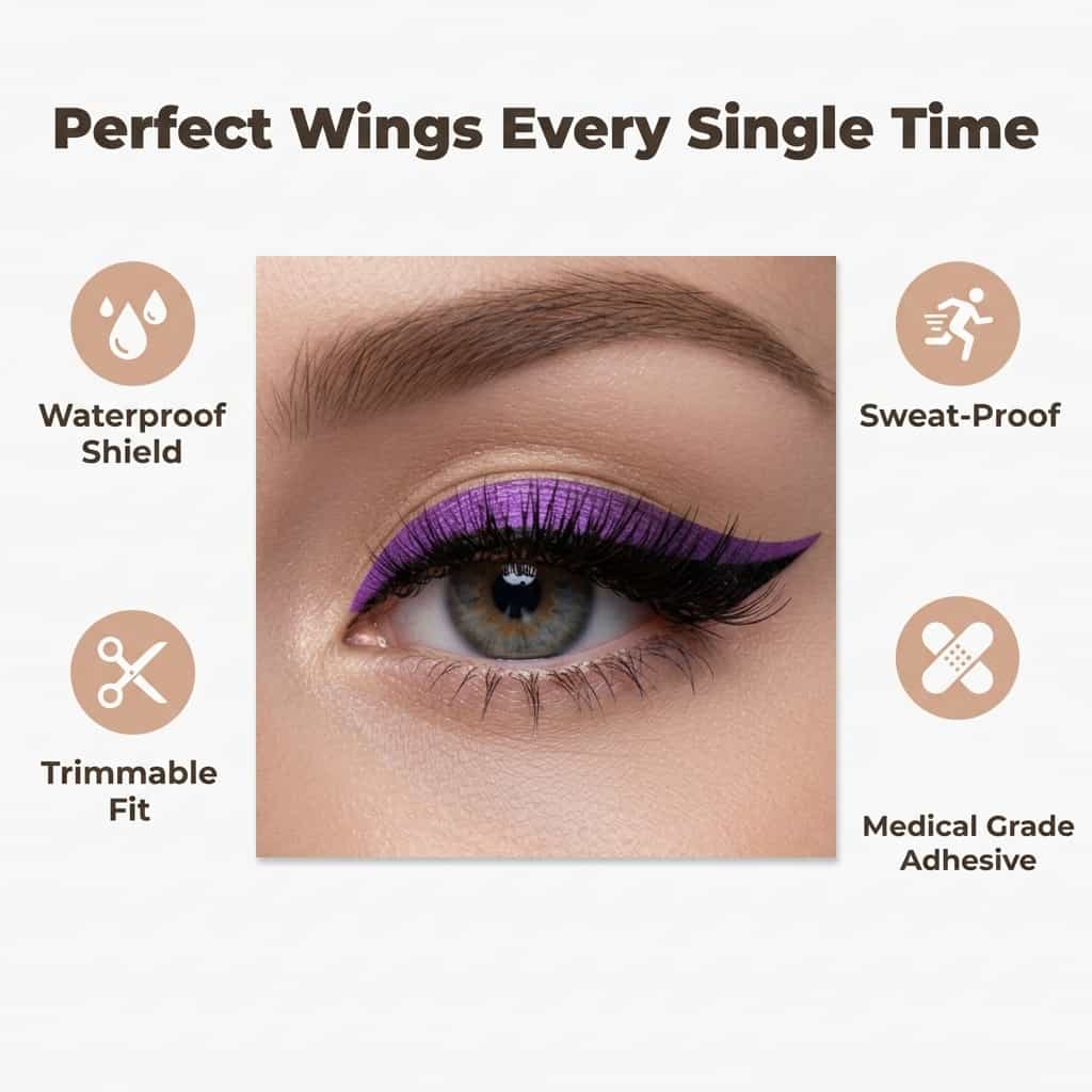 Adesivi per Eyeliner Riutilizzabili - Look Glam Istantaneo in Secondi