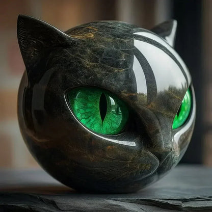MysticCat™ - Sophisticated marble effect sculpture