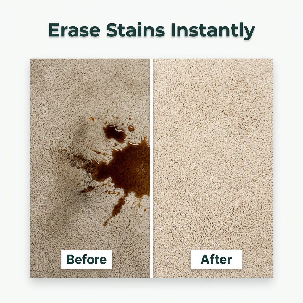 DryFoam™ - Waterless carpet stain remover for instant results