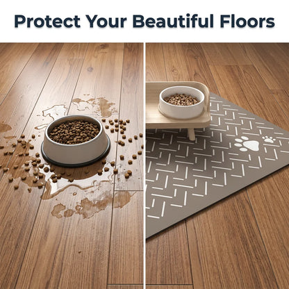 NeatMat™ - Absorbent diatomaceous earth pet feeding mat