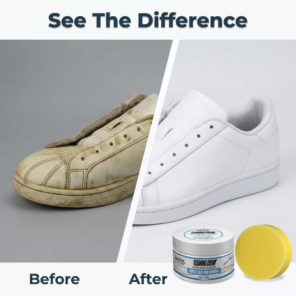 ShoeFresh™ - פורמולת cleaning לנעלי סניקרס לבנות