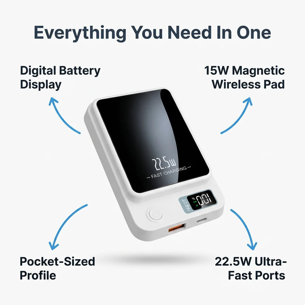 MaxPower™ - 20,000 mAh portable charger with 22.5W fast charging