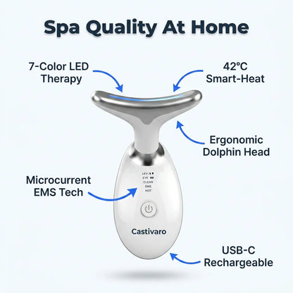 GlowMax™ - 7-Color LED Light Therapy & Facial Massage