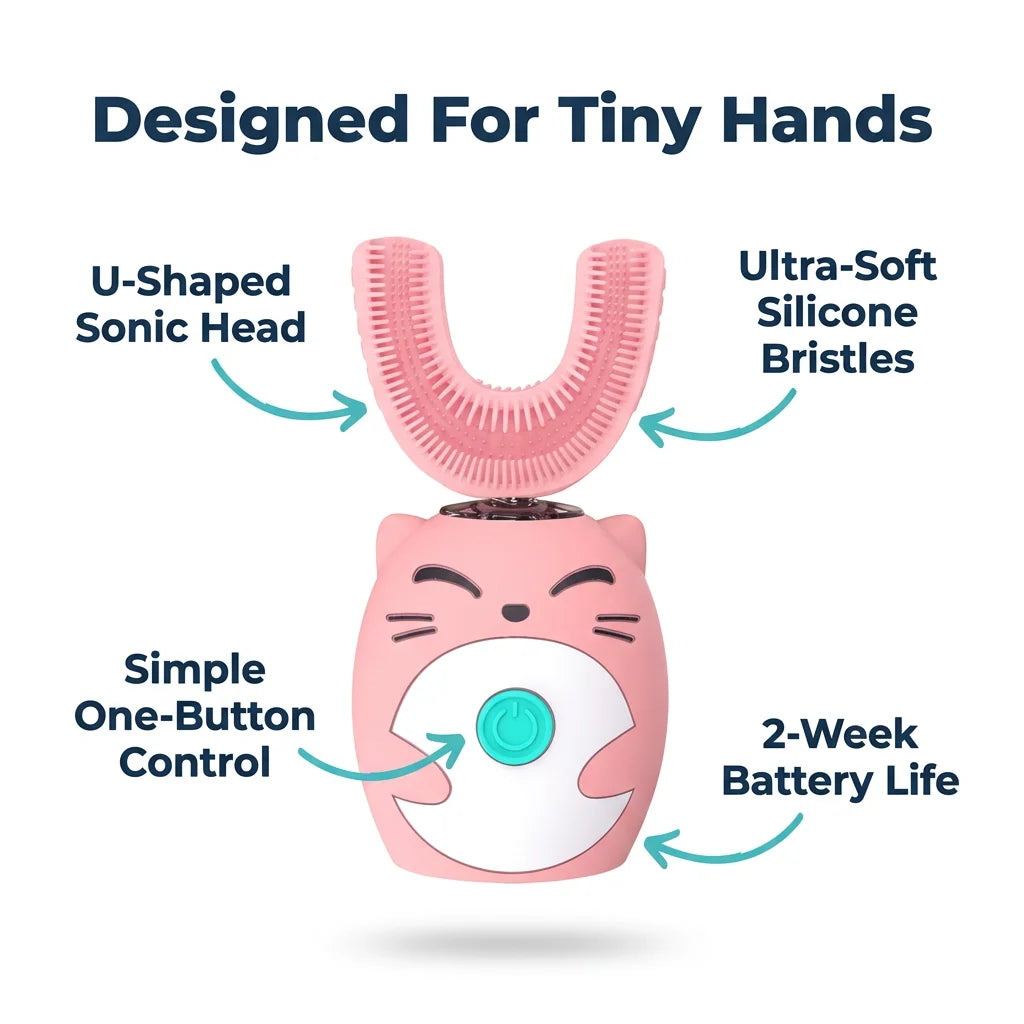 PureSmile™ - Playful Sonic Cleaning for Ages 3 and Up