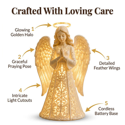 PeaceAngel™ - Elegant LED Christmas angel for a cozy home