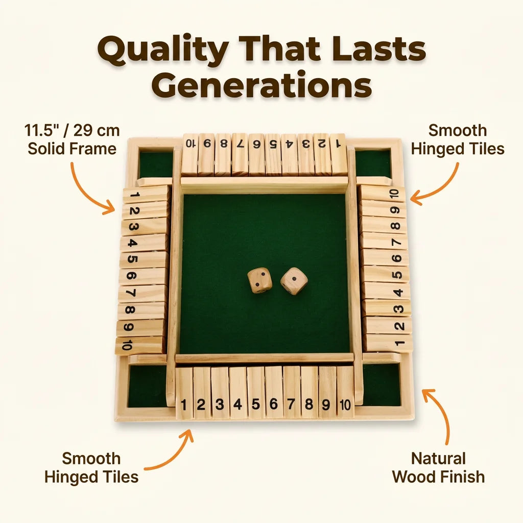 ProDice™ - Classic wooden math game for families
