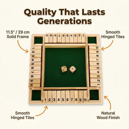 ProDice™ - Classic wooden math game for families