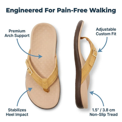 Orthopedic Arch Support Sandals - Stylish Stability for All-Day Wear