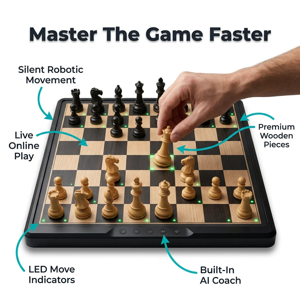 RoboChess™ - Intelligent automated board for seamless online play