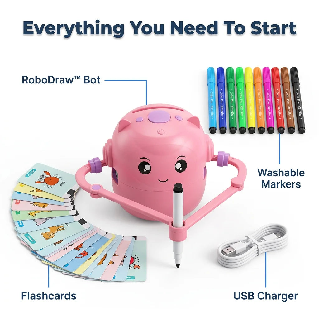RoboDraw™ - Screen-Free Educational Tool to Develop Fine Motor Skills