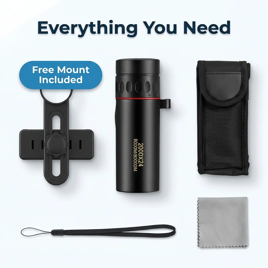 ZoomMax™ - High Definition 8X Compact Monocular Telescope