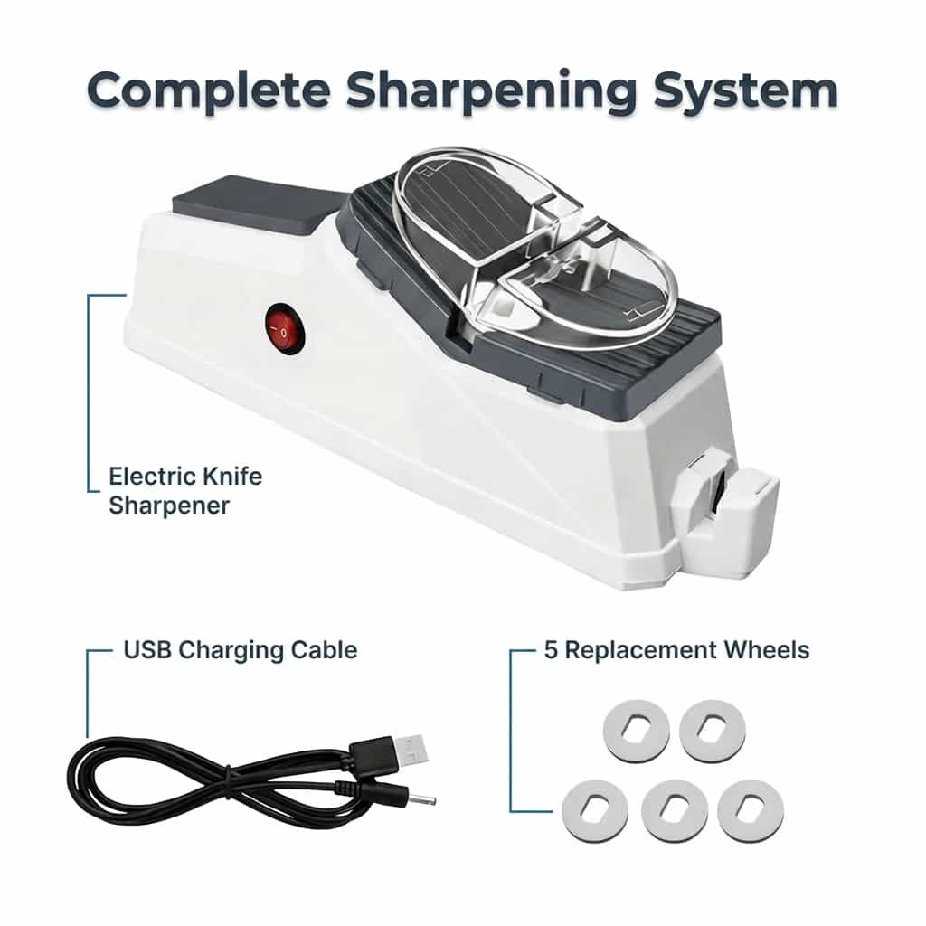 Electric Knife Sharpener - Hygienic Pore Care