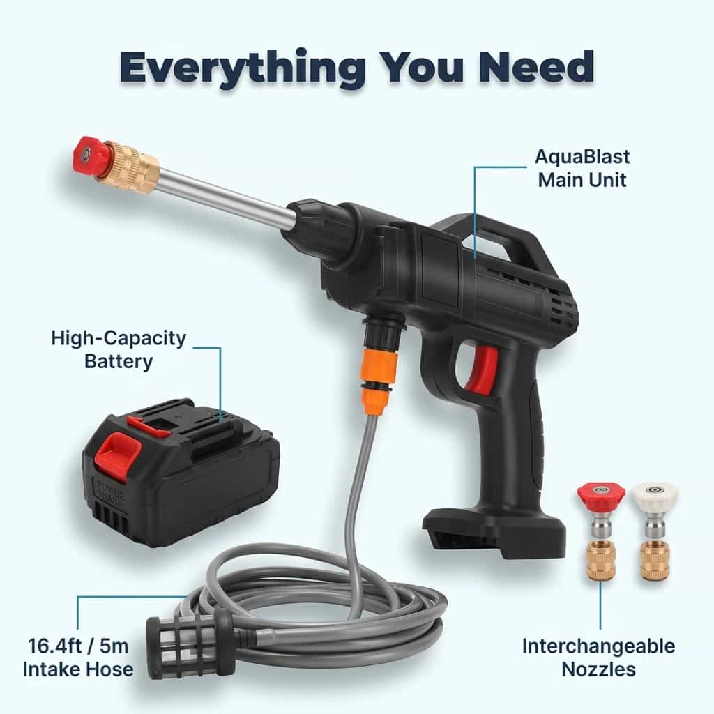 AquaBlast™ - Cordless Power Cleaner