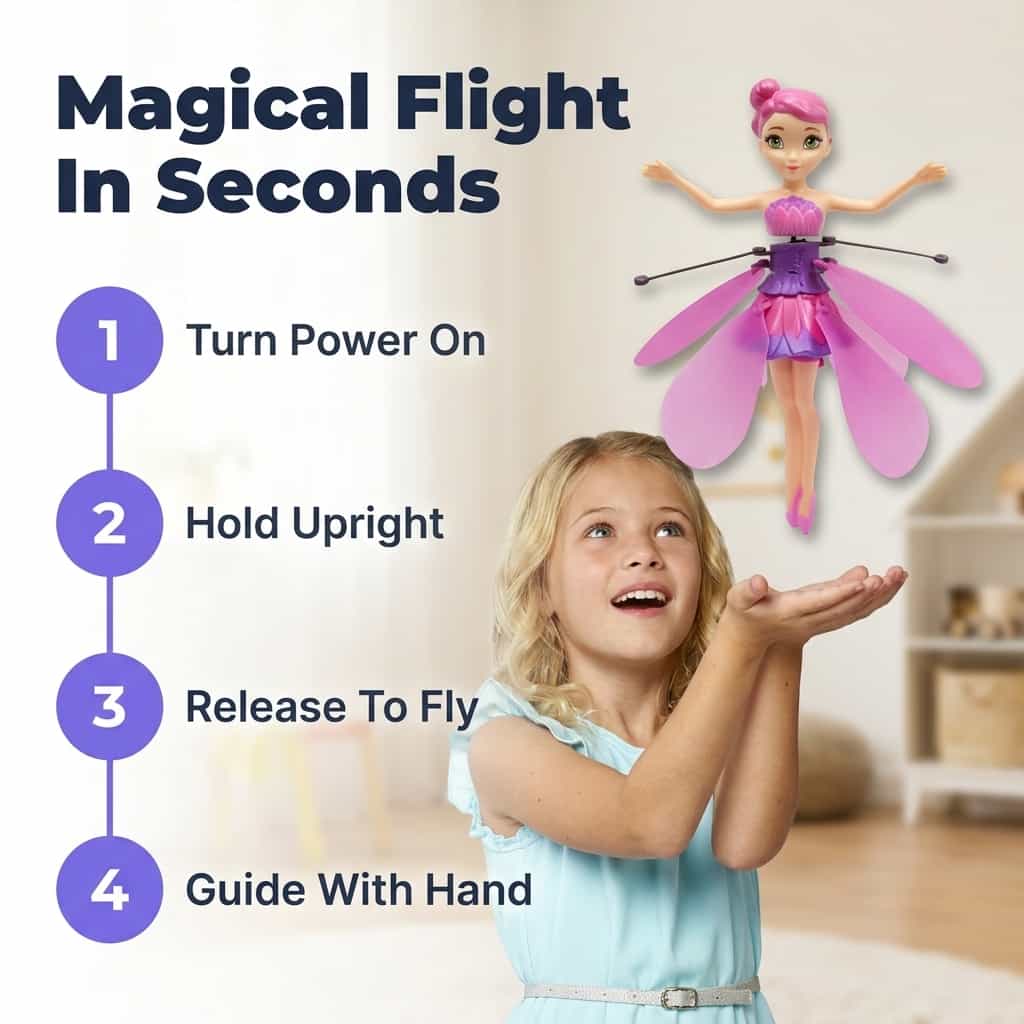 MagicFly™ - Interactive Flying Fairy Toy