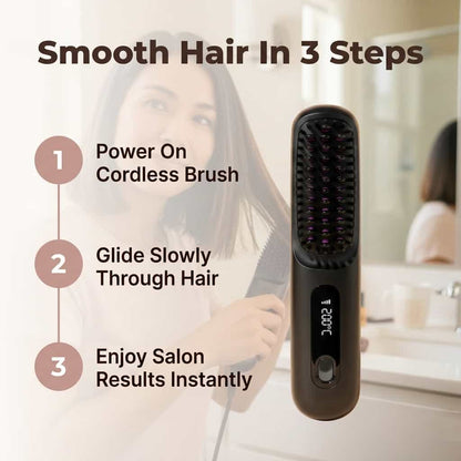 FrizzGuard™ - جهاز تصفيف لاسلكي ضد التجعد