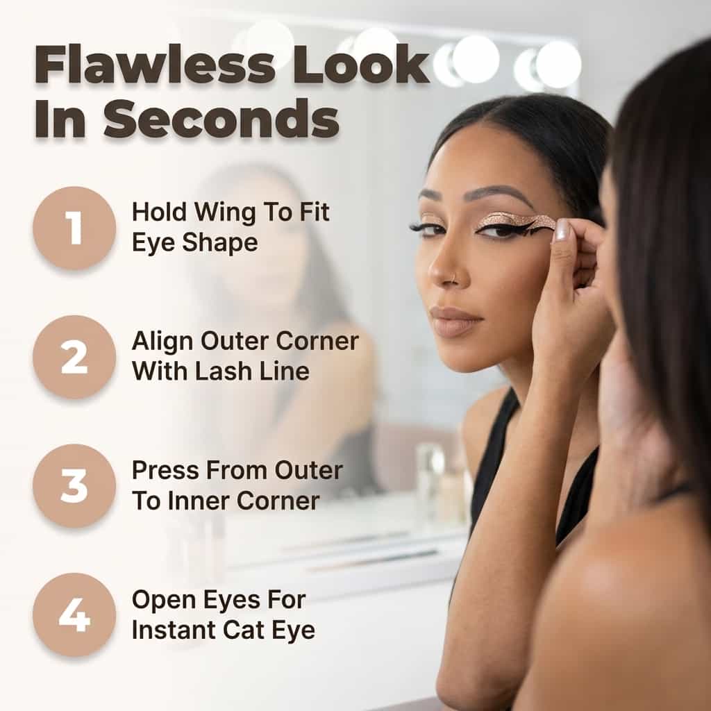 Reusable Eyeliner Stickers - Instant Glam Look in Seconds
