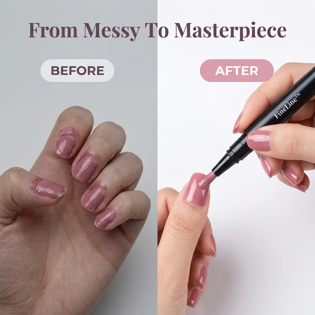 FineLine™ - Professional nail art gel pen for precise designs